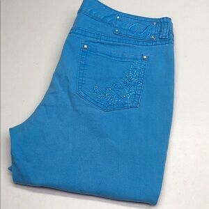 LIKE NEW CODE BLEU MARIELLE CAPRI JEANS 16/33x19 ⭐️